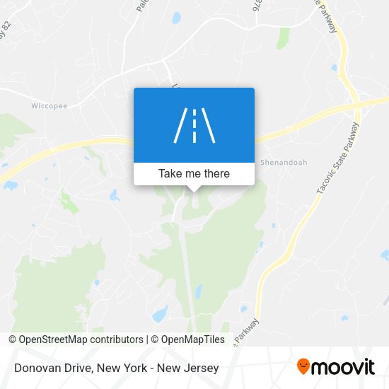 Mapa de Donovan Drive