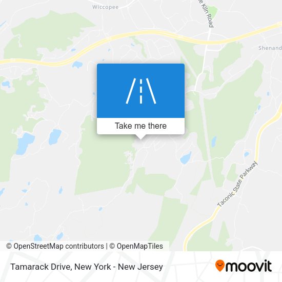 Tamarack Drive map