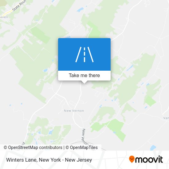 Mapa de Winters Lane