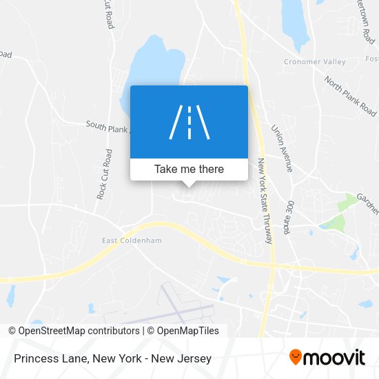 Mapa de Princess Lane