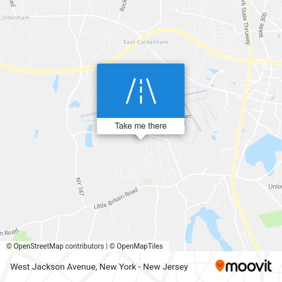 Mapa de West Jackson Avenue