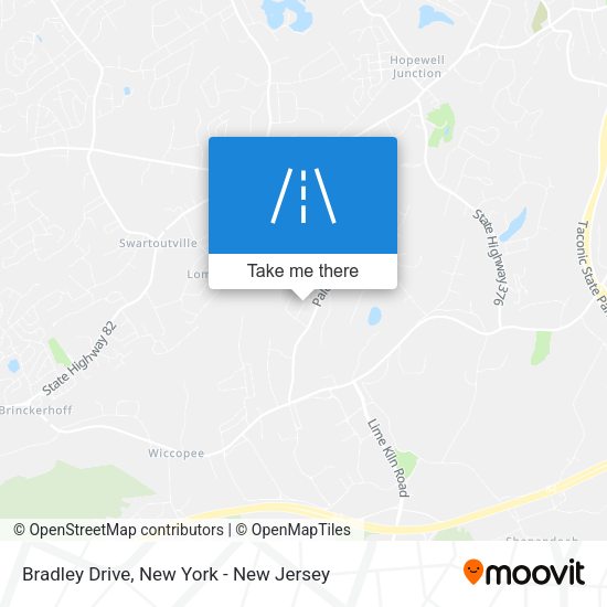 Bradley Drive map