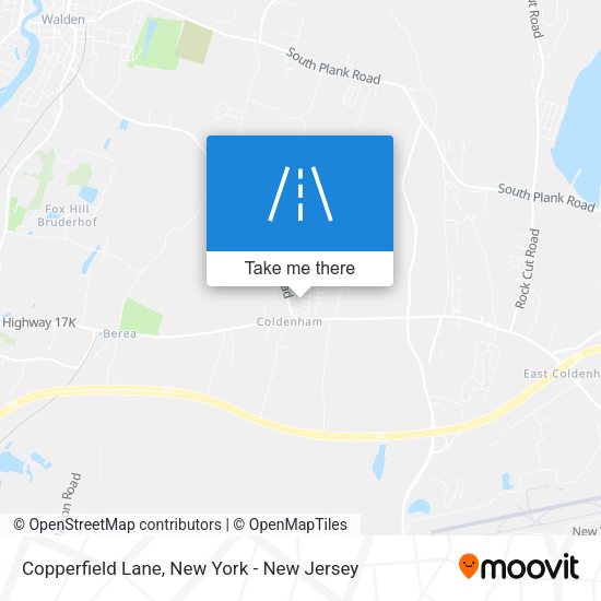 Mapa de Copperfield Lane