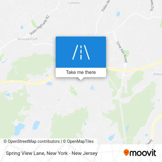 Spring View Lane map