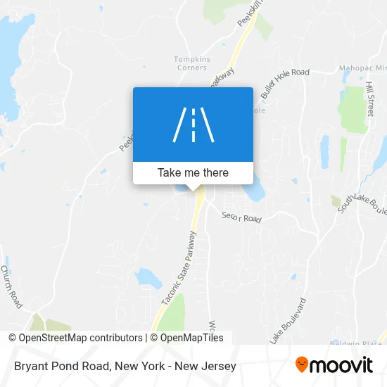 Bryant Pond Road map