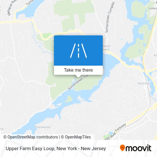 Mapa de Upper Farm Easy Loop