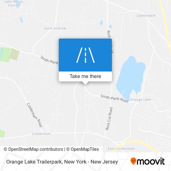 Mapa de Orange Lake Trailerpark