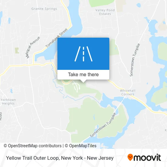 Yellow Trail Outer Loop map
