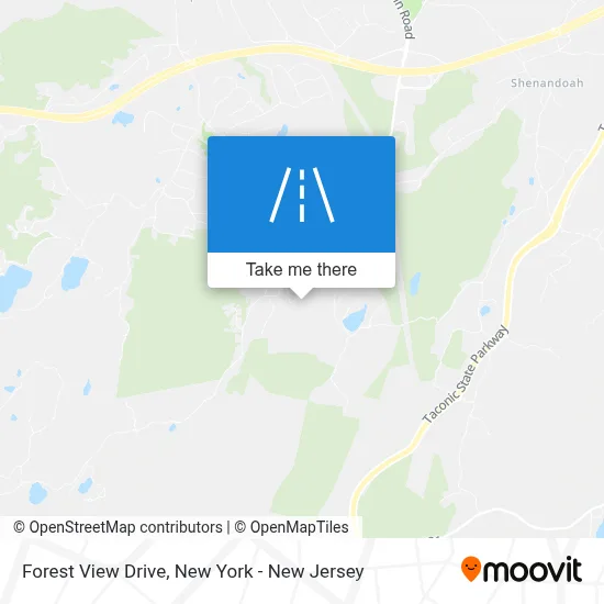 Forest View Drive map