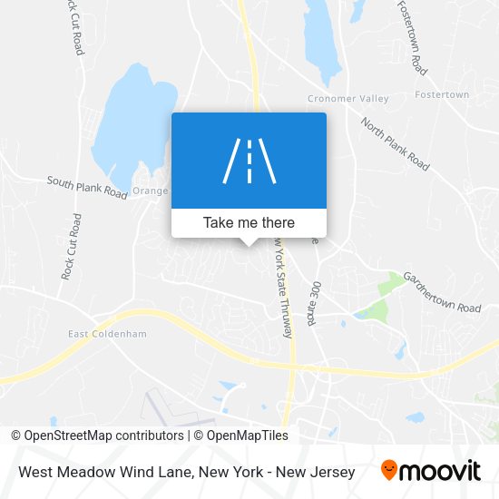 Mapa de West Meadow Wind Lane