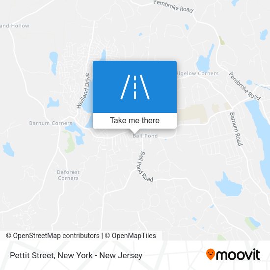 Mapa de Pettit Street