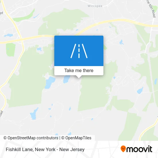 Fishkill Lane map