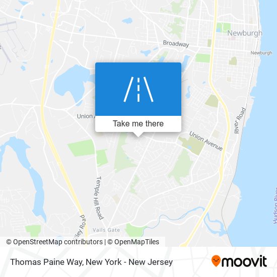 Thomas Paine Way map