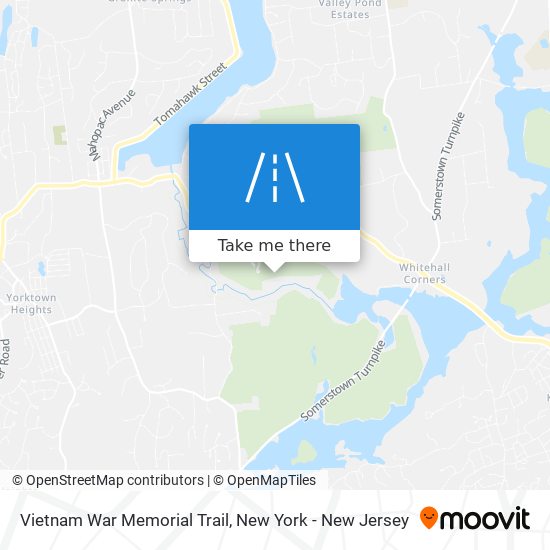 Vietnam War Memorial Trail map