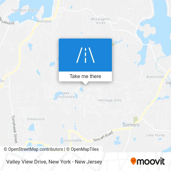 Valley View Drive map