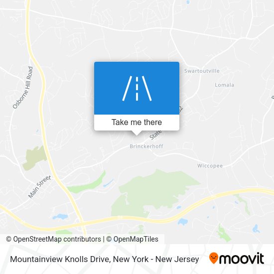 Mapa de Mountainview Knolls Drive