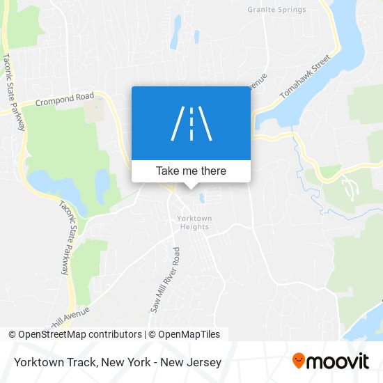 Yorktown Track map