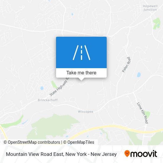 Mountain View Road East map