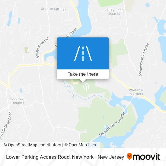 Lower Parking Access Road map