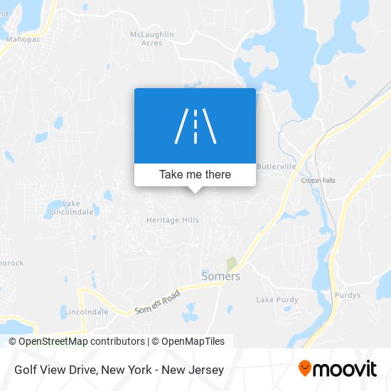 Golf View Drive map