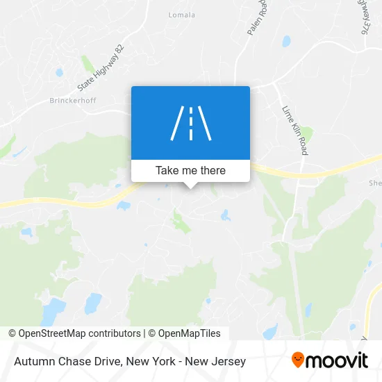 Autumn Chase Drive map