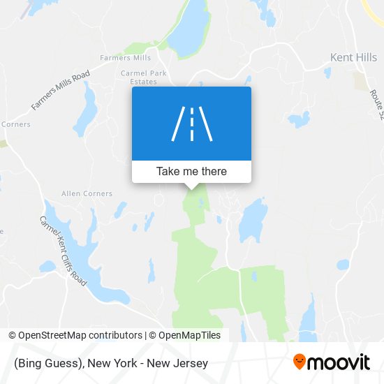 (Bing Guess) map