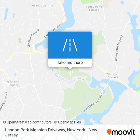 Mapa de Lasdon Park Mansion Driveway