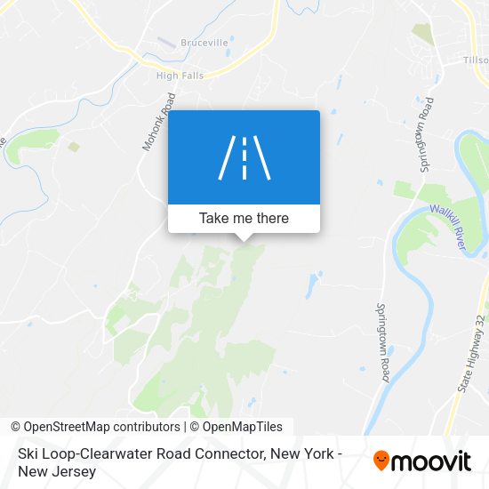 Ski Loop-Clearwater Road Connector map