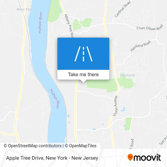 Apple Tree Drive map