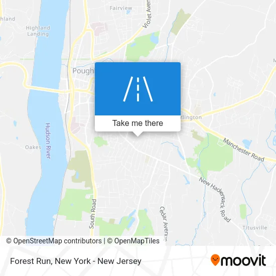Forest Run map