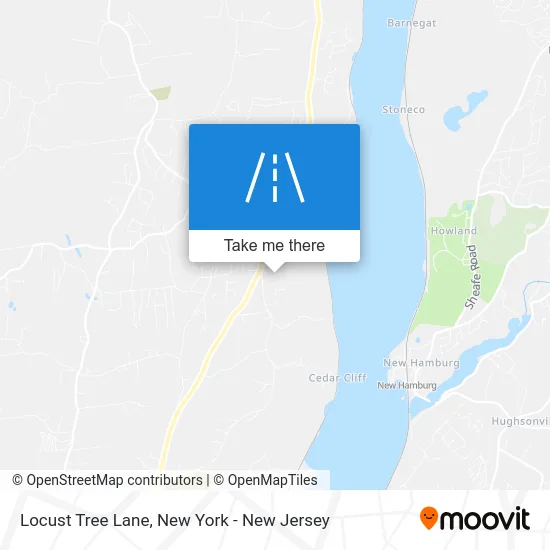Locust Tree Lane map