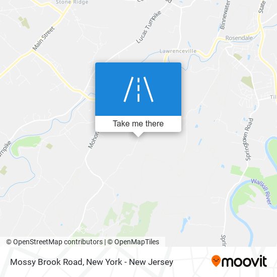 Mossy Brook Road map