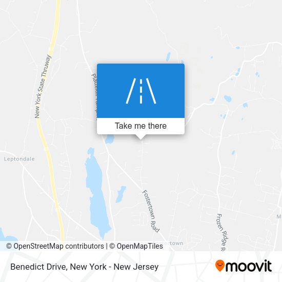 Mapa de Benedict Drive