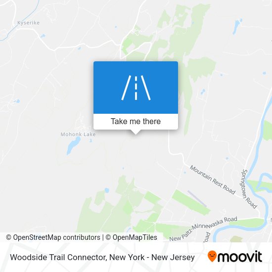 Woodside Trail Connector map