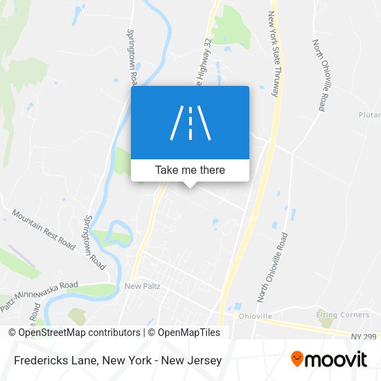 Mapa de Fredericks Lane