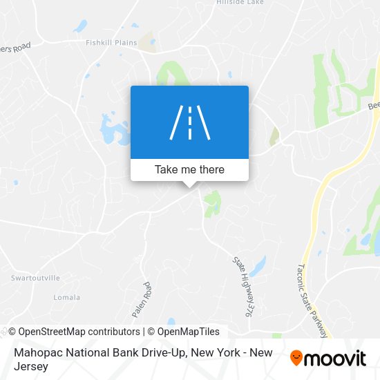 Mahopac National Bank Drive-Up map