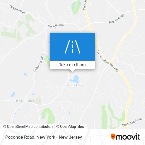 Poconoe Road map