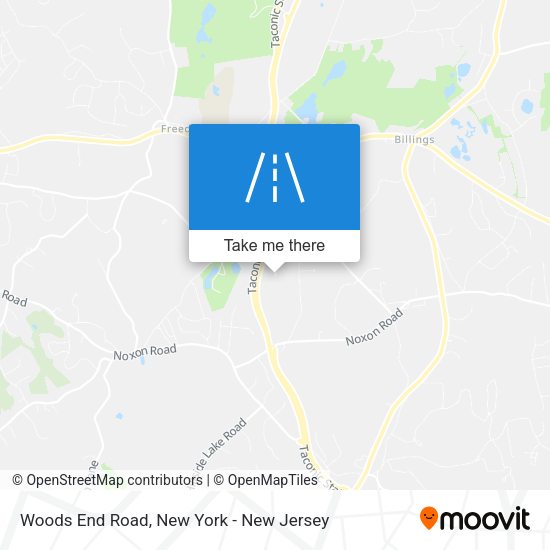 Mapa de Woods End Road