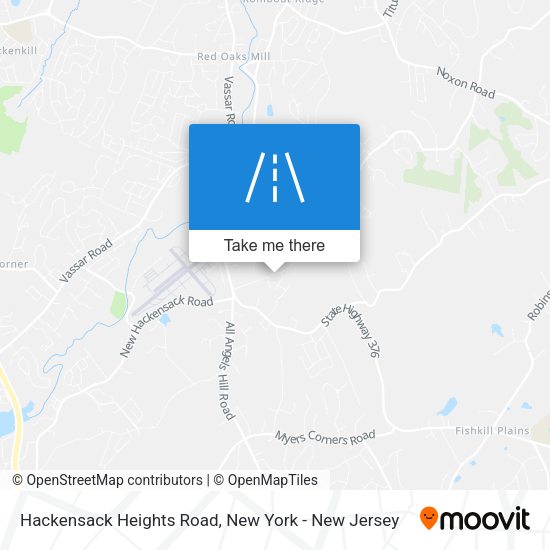 Mapa de Hackensack Heights Road