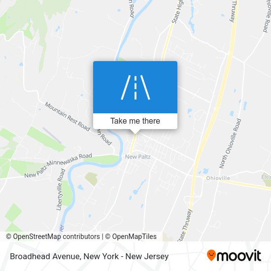 Mapa de Broadhead Avenue