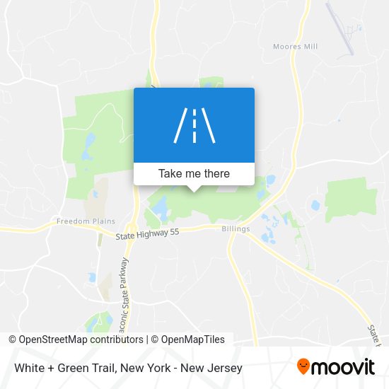 Mapa de White + Green Trail