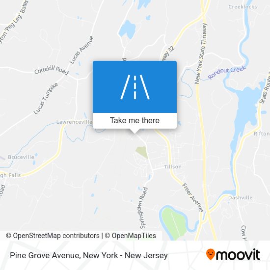 Mapa de Pine Grove Avenue