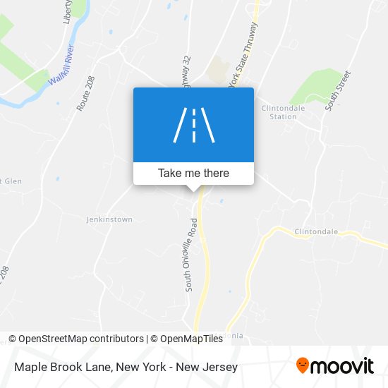 Mapa de Maple Brook Lane