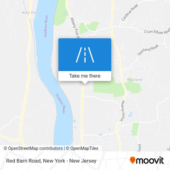 Mapa de Red Barn Road