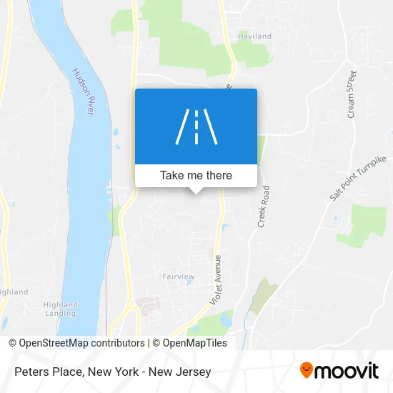 Peters Place map