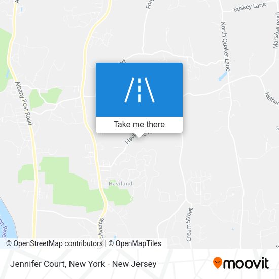 Mapa de Jennifer Court