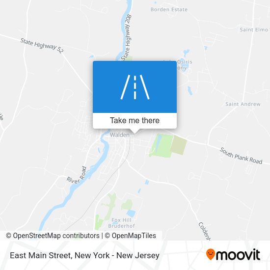 Mapa de East Main Street