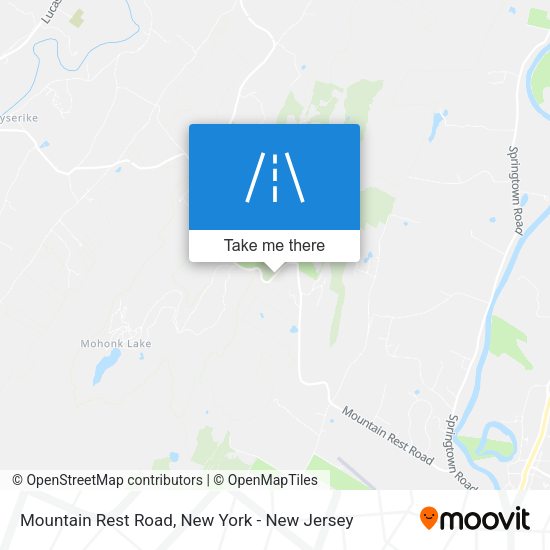 Mapa de Mountain Rest Road
