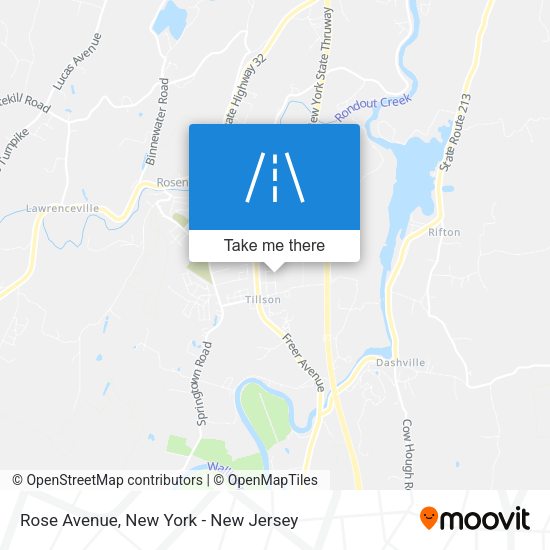 Mapa de Rose Avenue