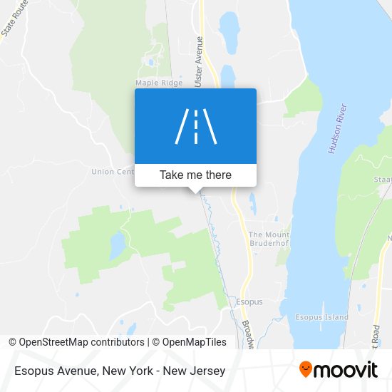 Mapa de Esopus Avenue